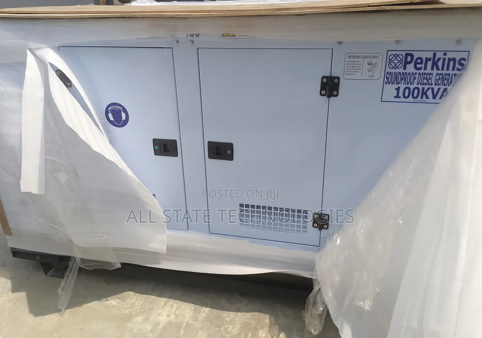 Perkins Engine 100kva Soundproof Generator (New)