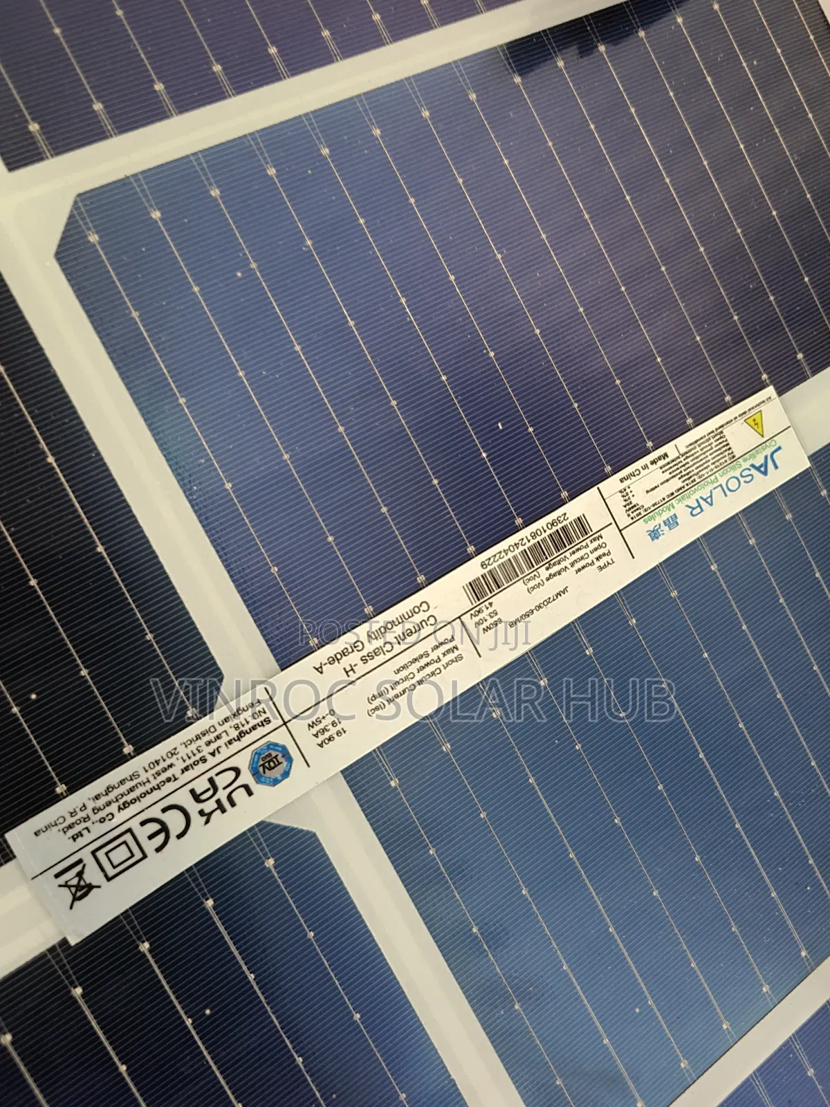 650w Jasolar Panels