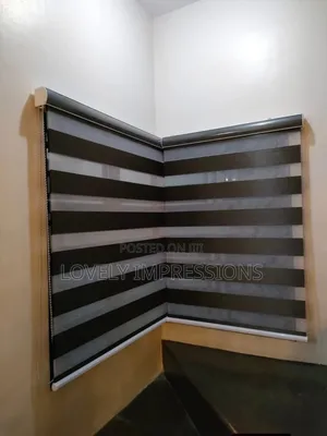Rugged Quality Black Day and Night Window Blinds