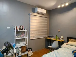 Light Beige and Night Window Blinds