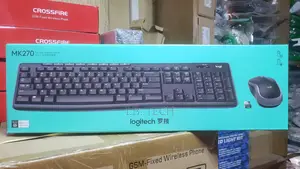 Logitech Mk270 Full-Size Wireless Keyboard and Mouse Combo