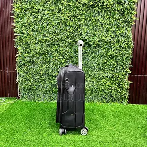 Black 3-Piece Suitcase Set With Expandable Compartments