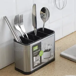 Stainless Steel Cutlery Rack.
