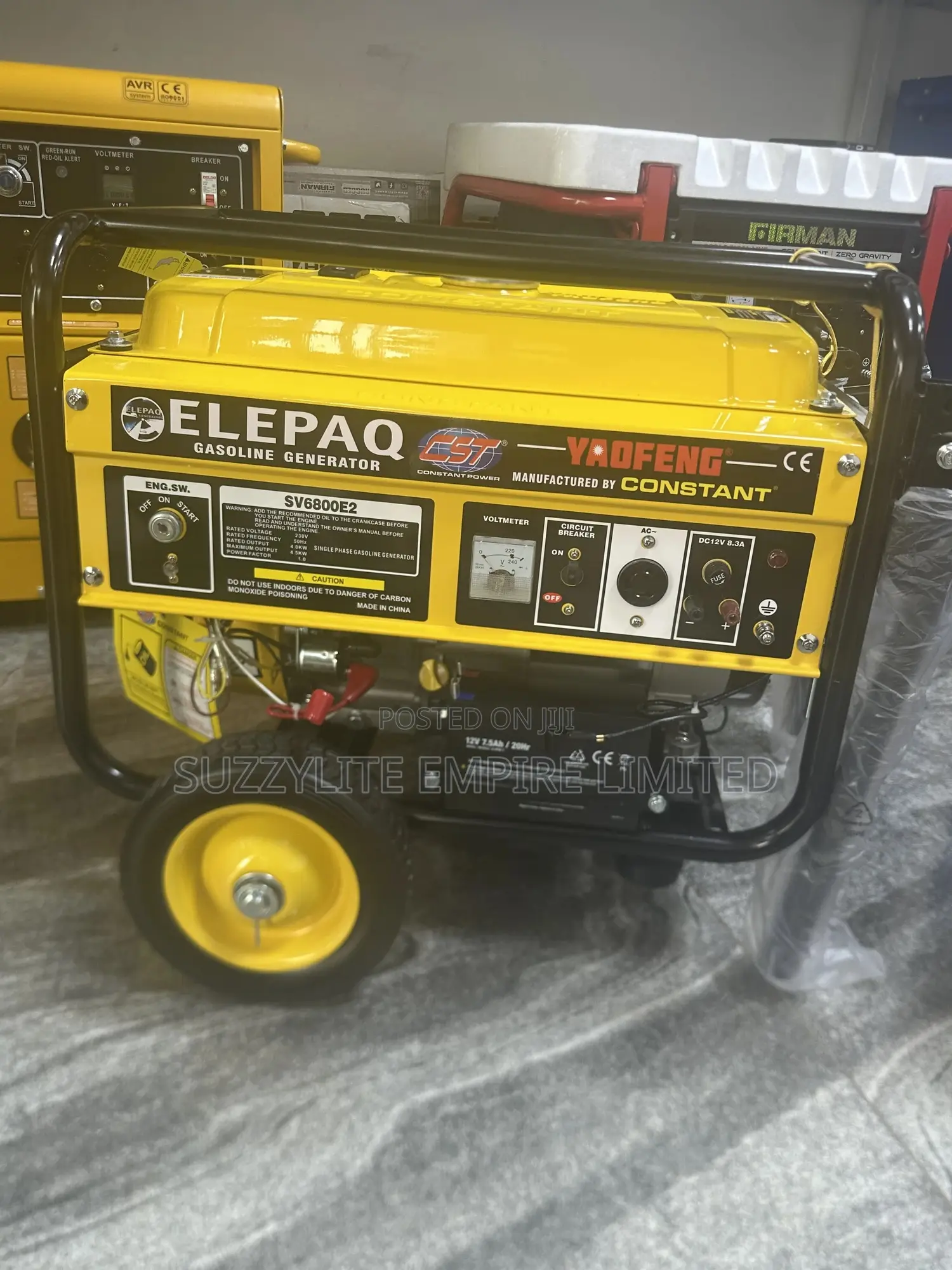 Constant Elepaq 4.5kva Generator