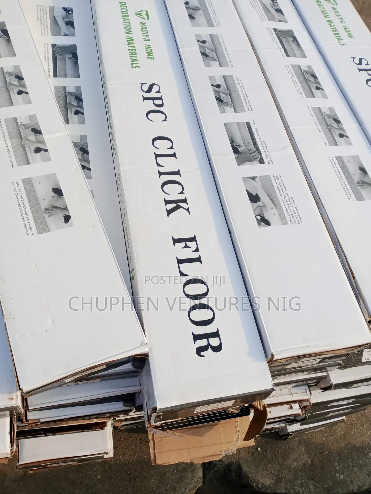 SPC Click Floor Decorative Material