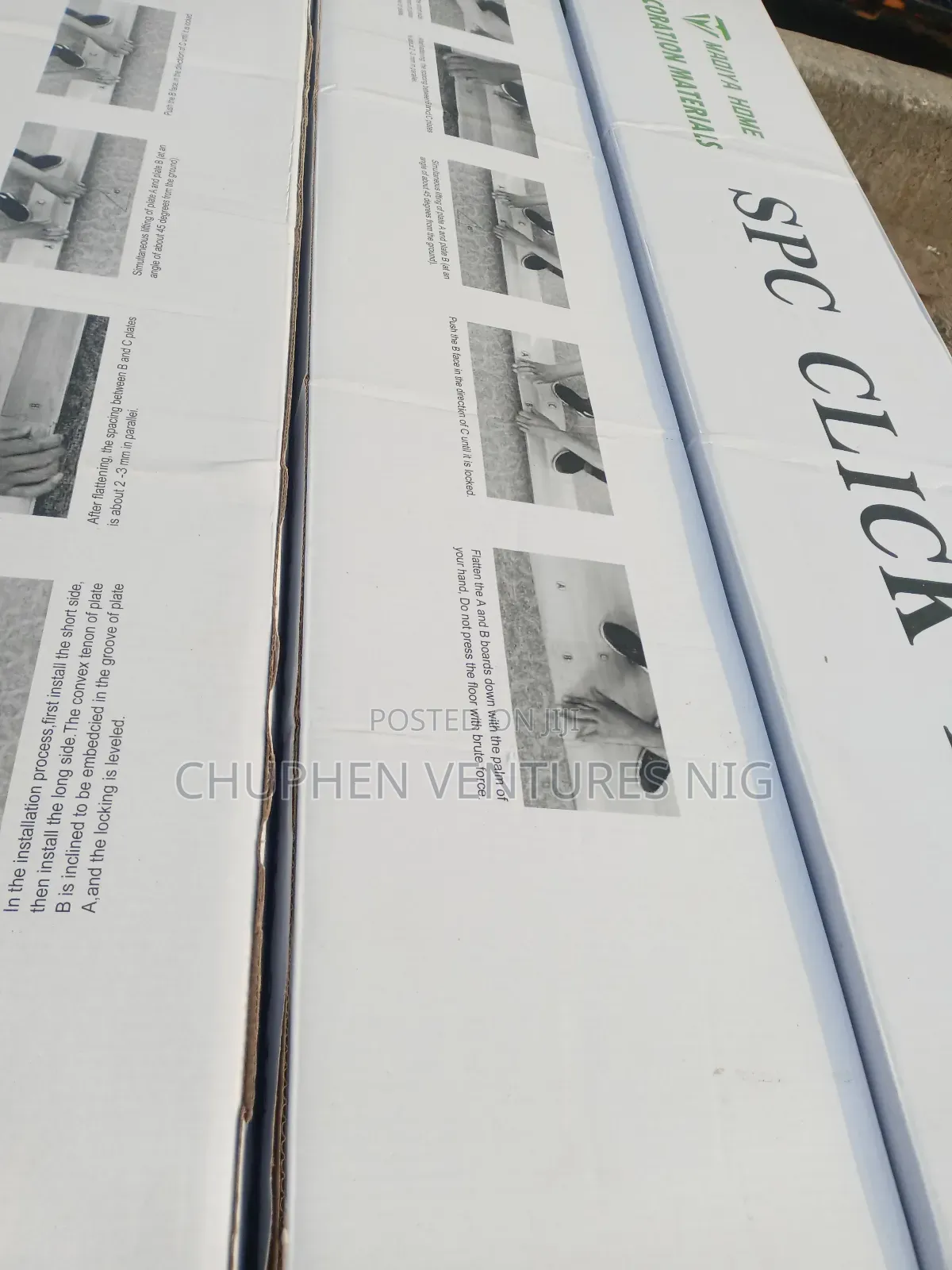 SPC Click Floor Decorative Material