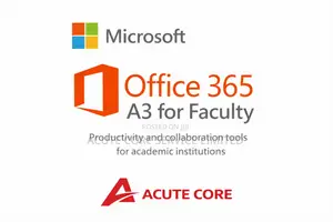Microsoft Office 365 A3 – Faculty License - Annual