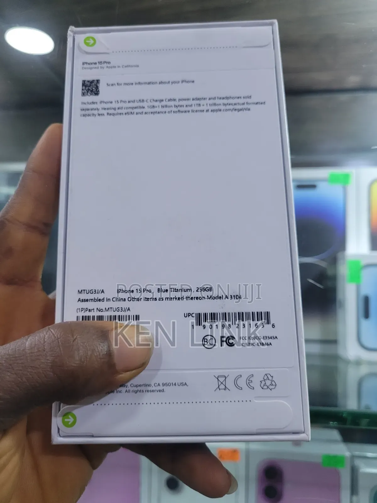 New Apple iPhone 15 Pro 256 GB Blue
