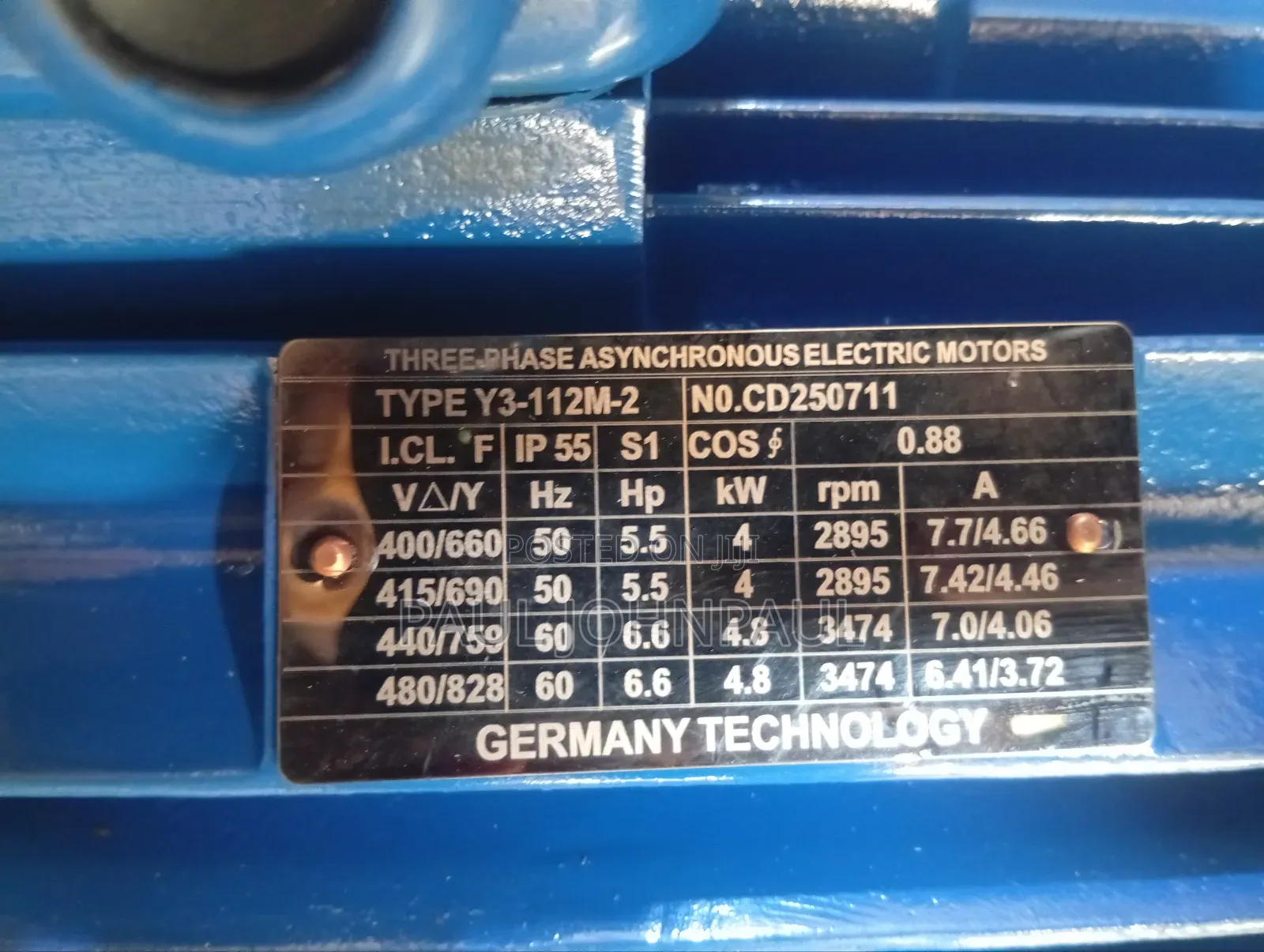 5.5hp Electric Motor