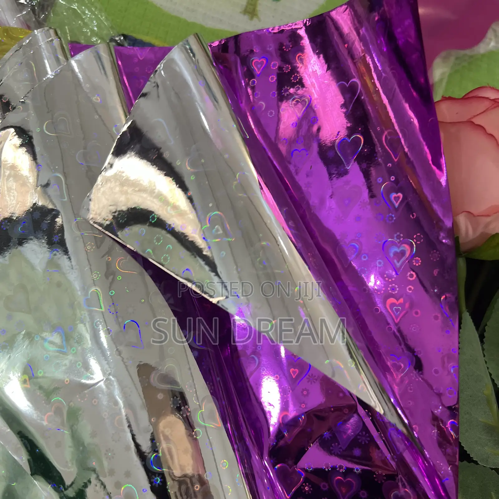 Gift Wrapping Paper Golden Wrapping Paper Pink Silver