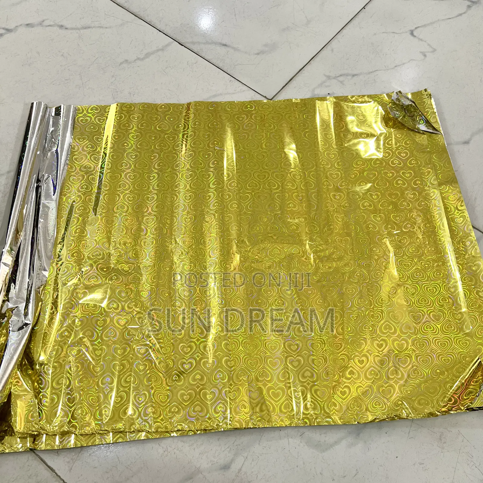 Gift Wrapping Paper Golden Wrapping Paper Pink Silver