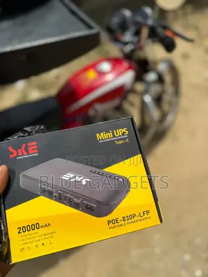 Ske Mini Dc Ups Poe Router Power Bank 20000mah for Wifi Router CCTV