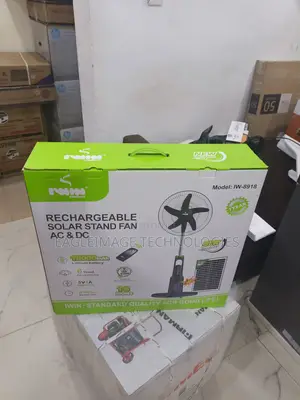 Iwin 18′′ Solar Charging Rechargeable Fan