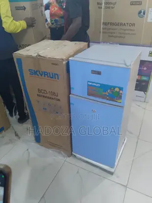 Skyrun Bcd-108j Small Capacity Double Door Fridge