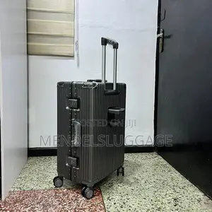 Single Gray Tsa Lock Aluminum Luggage