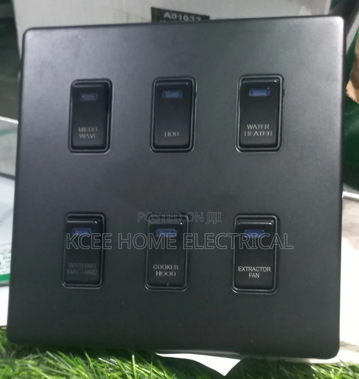 6 Gang Grid Switch With Indicator Light – Modular Wall Switch Panel