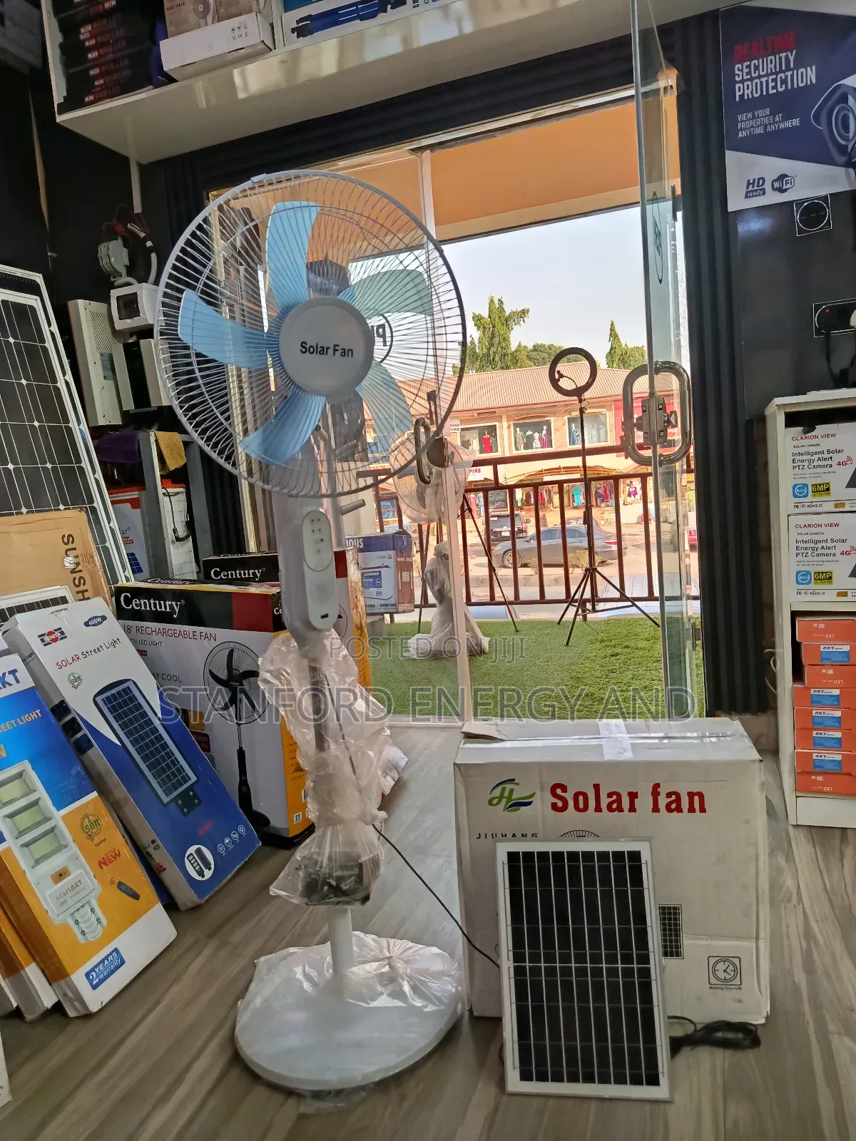 Solar Rechargeable Fan