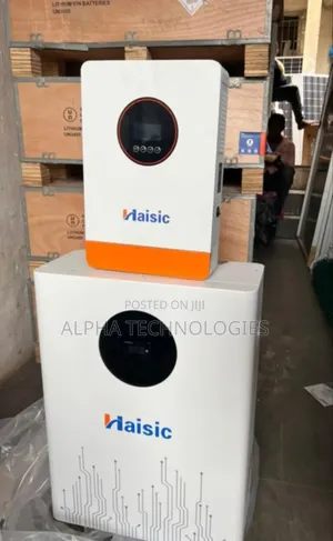 Haisic 4.2kva Hybrid Inverter and 8kwh Lithium Battery All 24volts