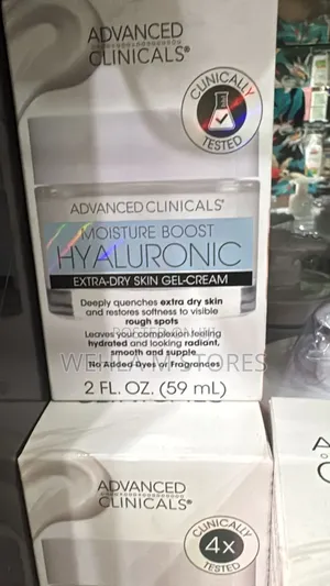 Advanced Clinicals Moisture Boost Hyaluronic Extra Dry Skin Gel Cream