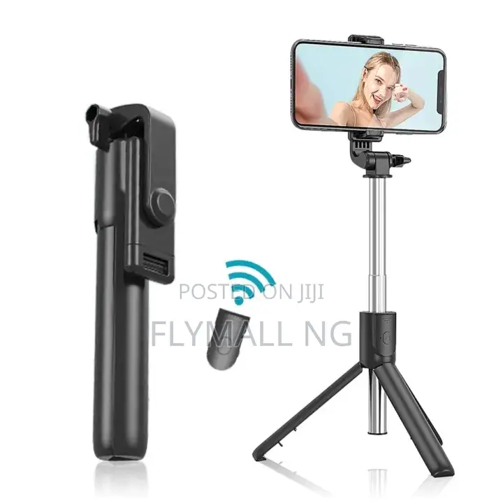 Selfie Stick Tripod - Bluetooth Shutter, Adjustable Height, R1 Series