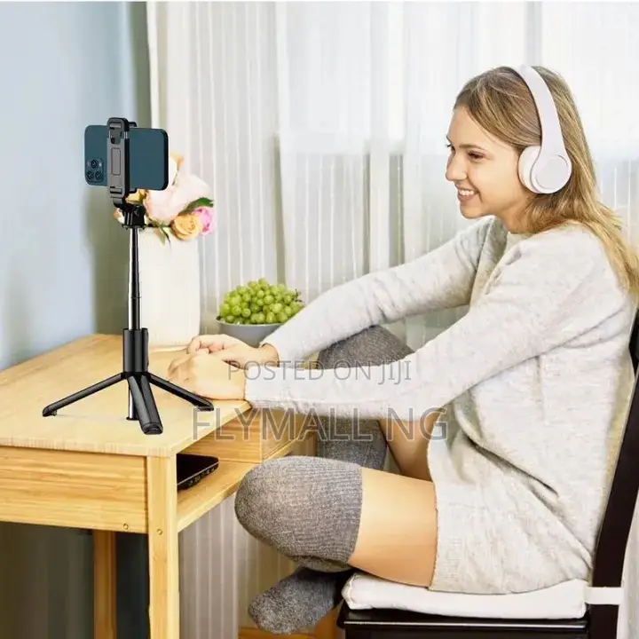 Selfie Stick Tripod - Bluetooth Shutter, Adjustable Height, R1 Series
