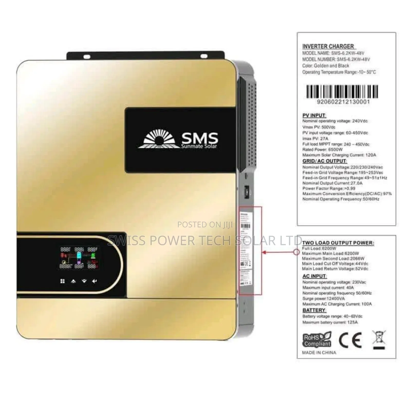 6.2kva 48v Inverter