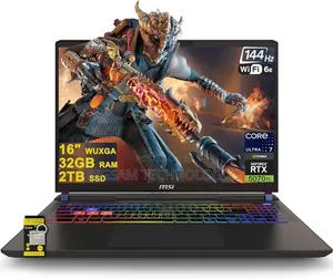 New Laptop MSI Vector 16 HX AI A2XWIG 32GB Intel Core Ultra 9 SSD 1T
