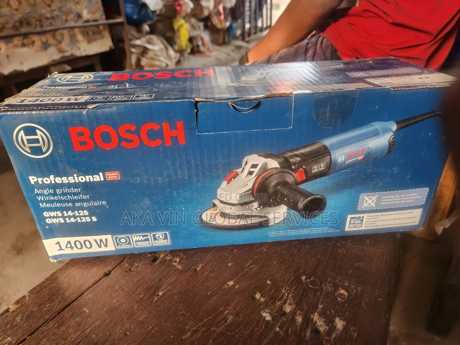 Pro Heavy Duty GWS 14-125 S Angle Grinder