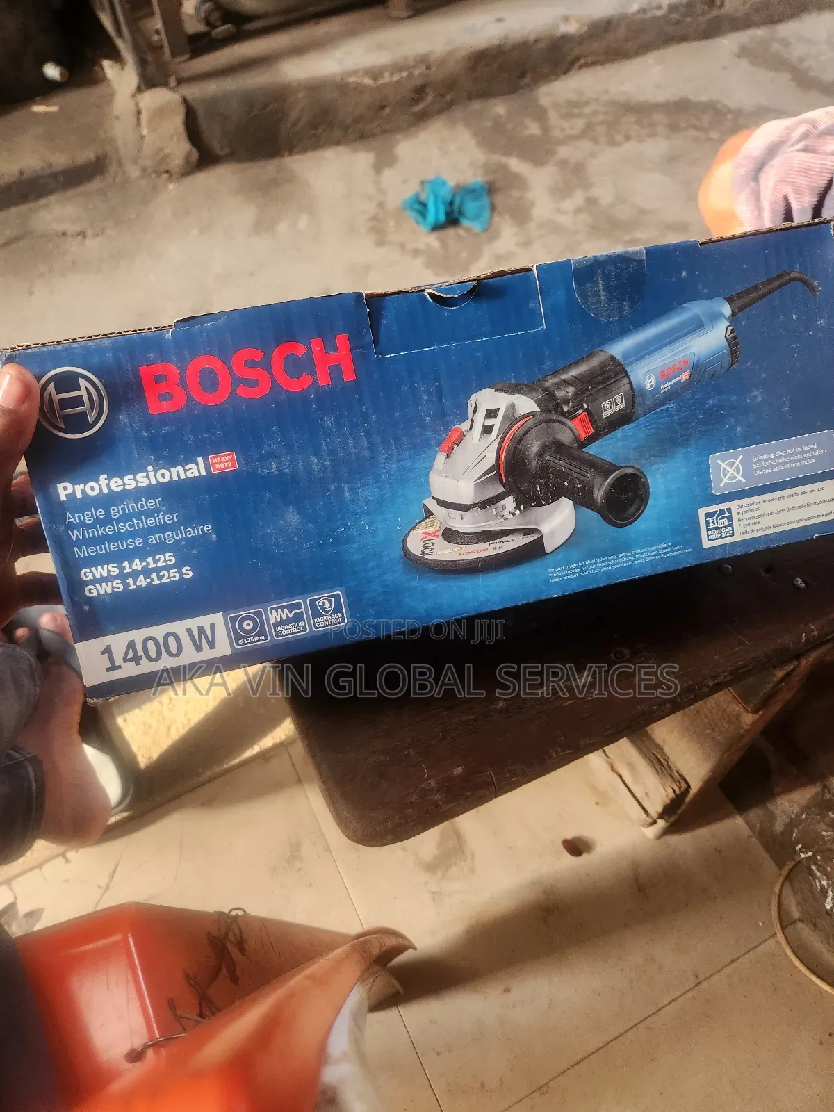 Pro Heavy Duty GWS 14-125 S Angle Grinder