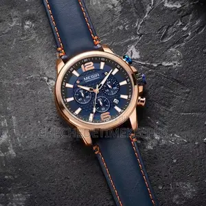 Latest *Megir Watch* *High Quality Leather Watch* _Chronograph_