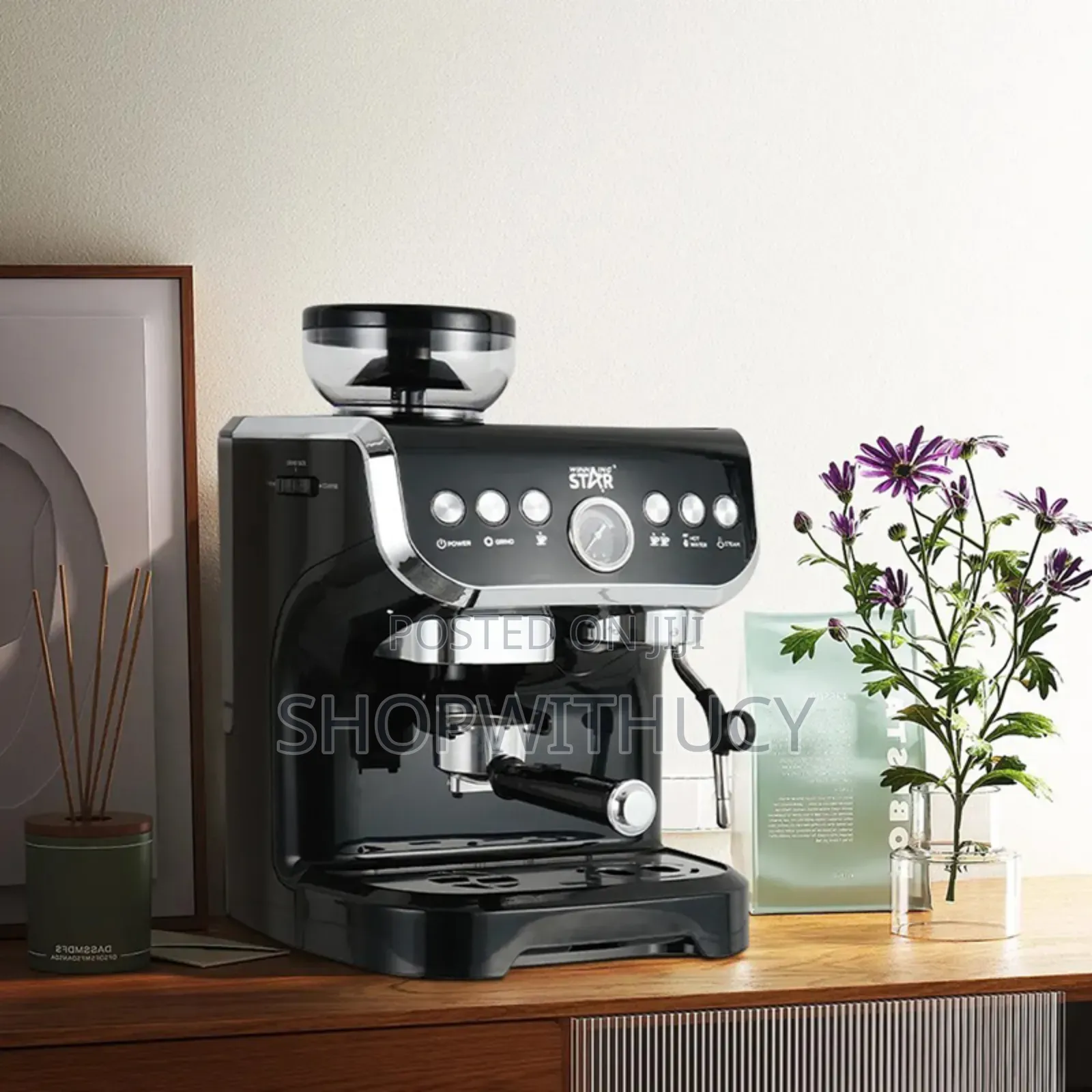 Multifunction Coffee Maker (High Pressure Espresso) Coffee Grinder