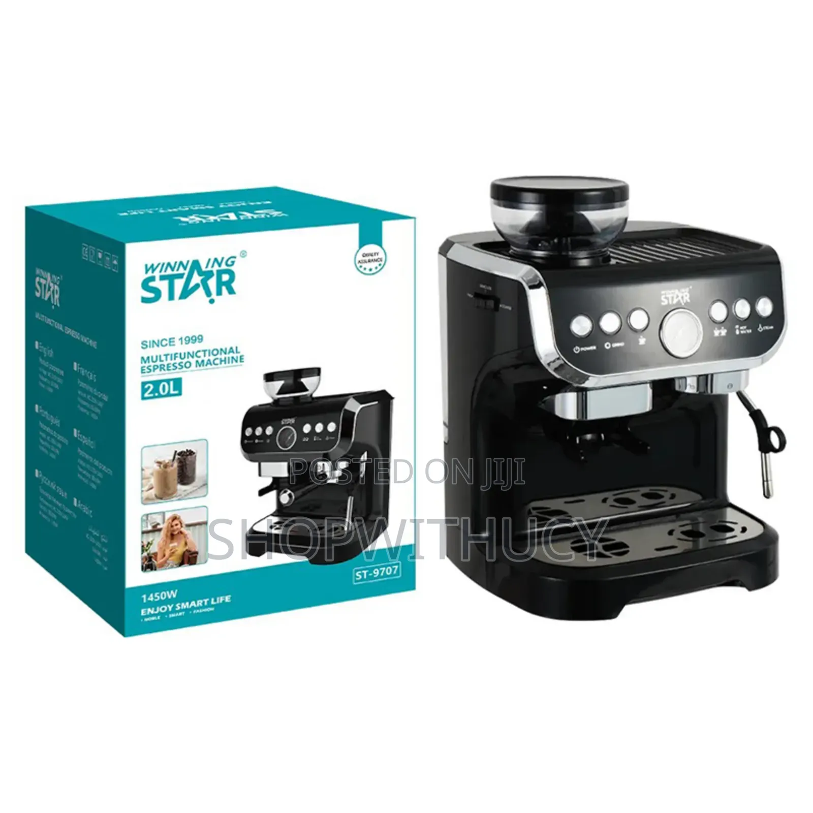 Multifunction Coffee Maker (High Pressure Espresso) Coffee Grinder