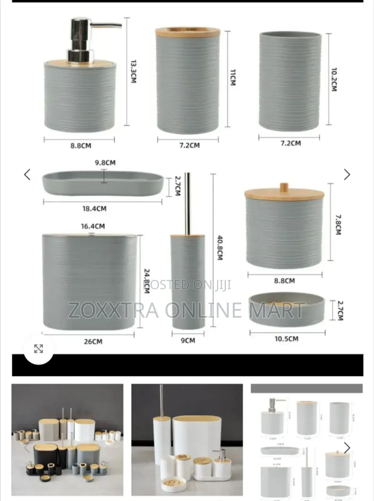 8pcs Bathroom Set