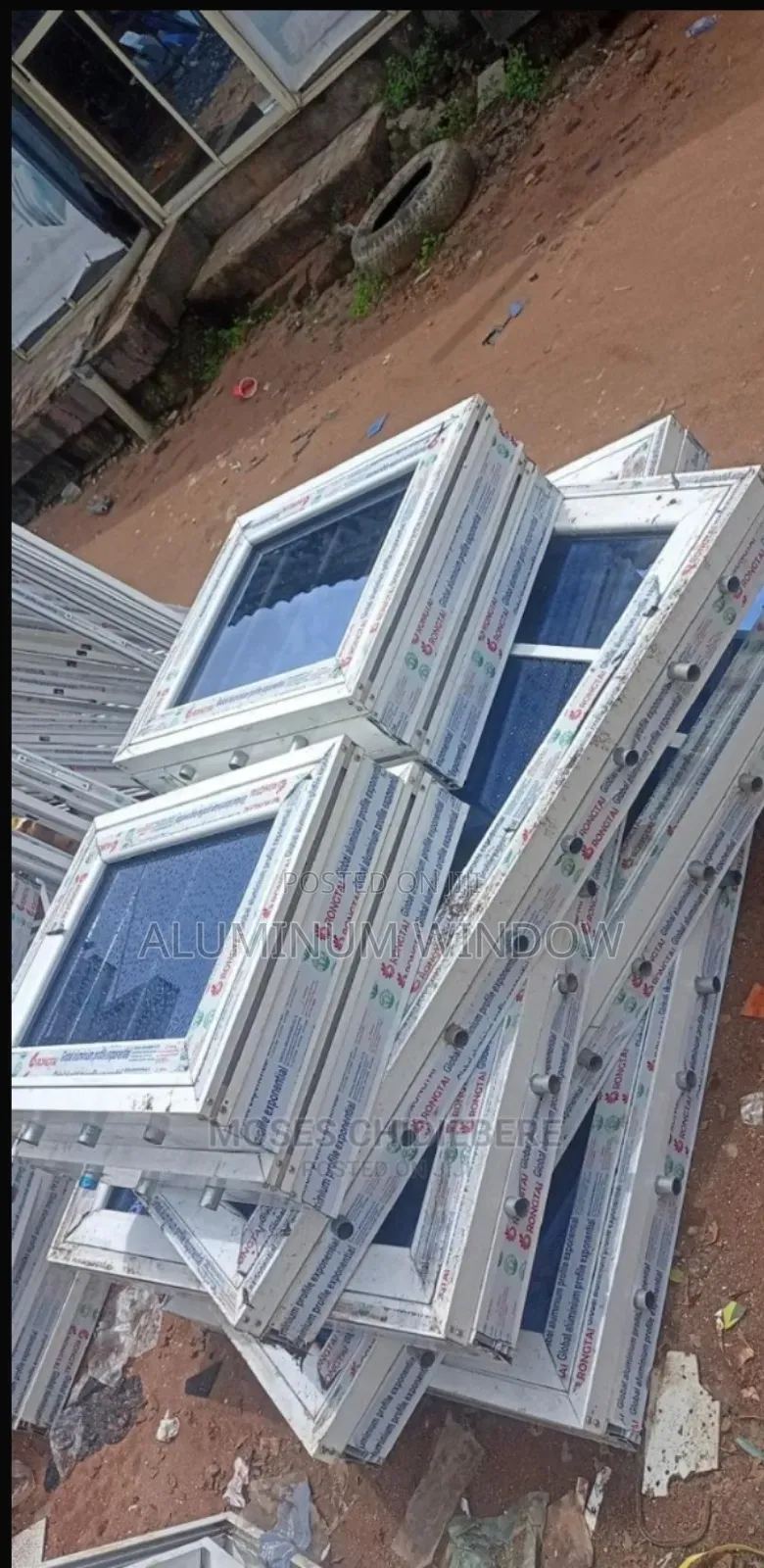 Aluminium Casement Windows With Javanize Pipe Protector