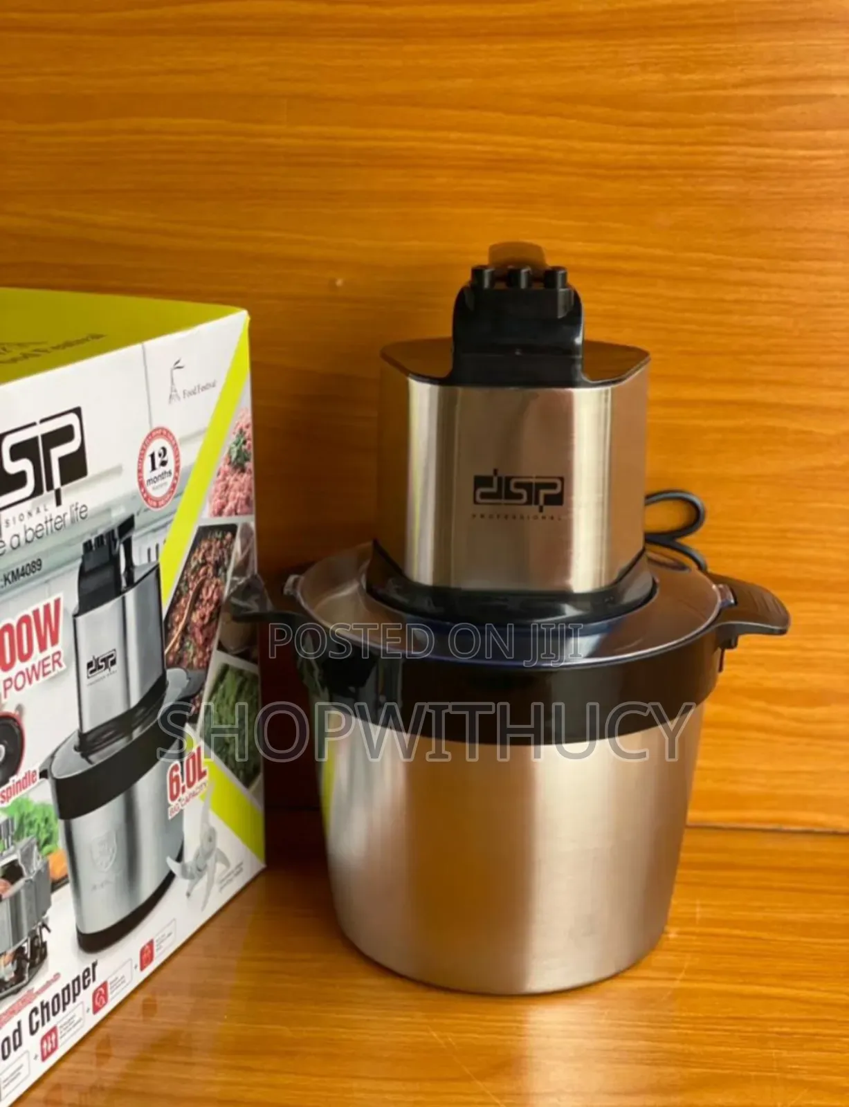 DSP Food Processor 6l. Grind, Chop, Slice, Pound Etc.