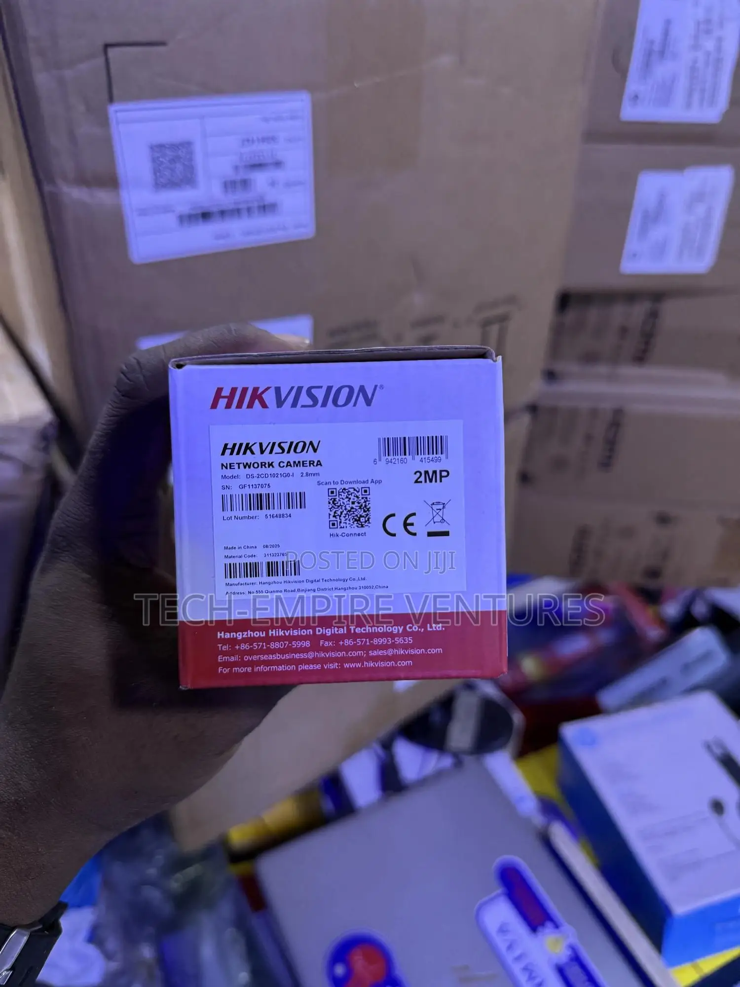Hikvision H.256+ 2mp Ip Camera