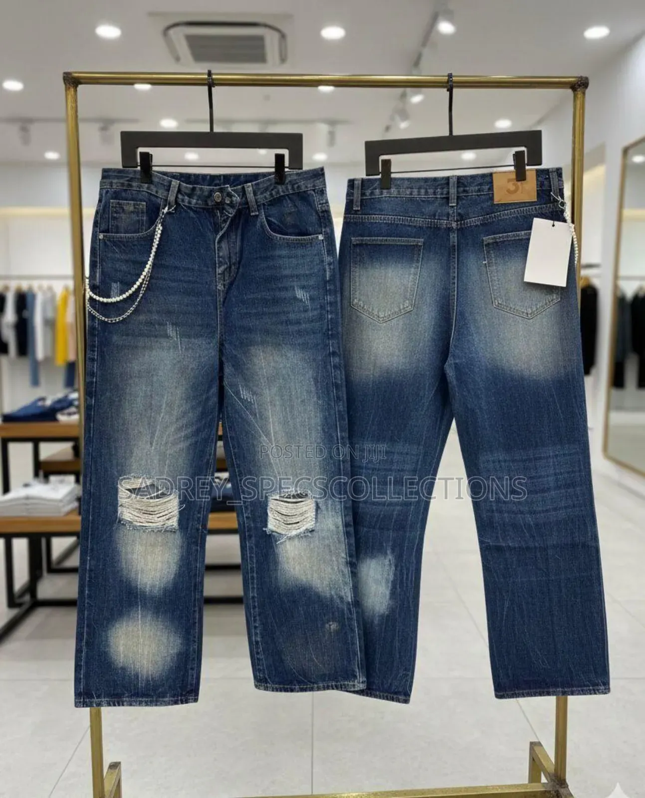Luxury Denims Baggy Jeans for Men Authentic Denim