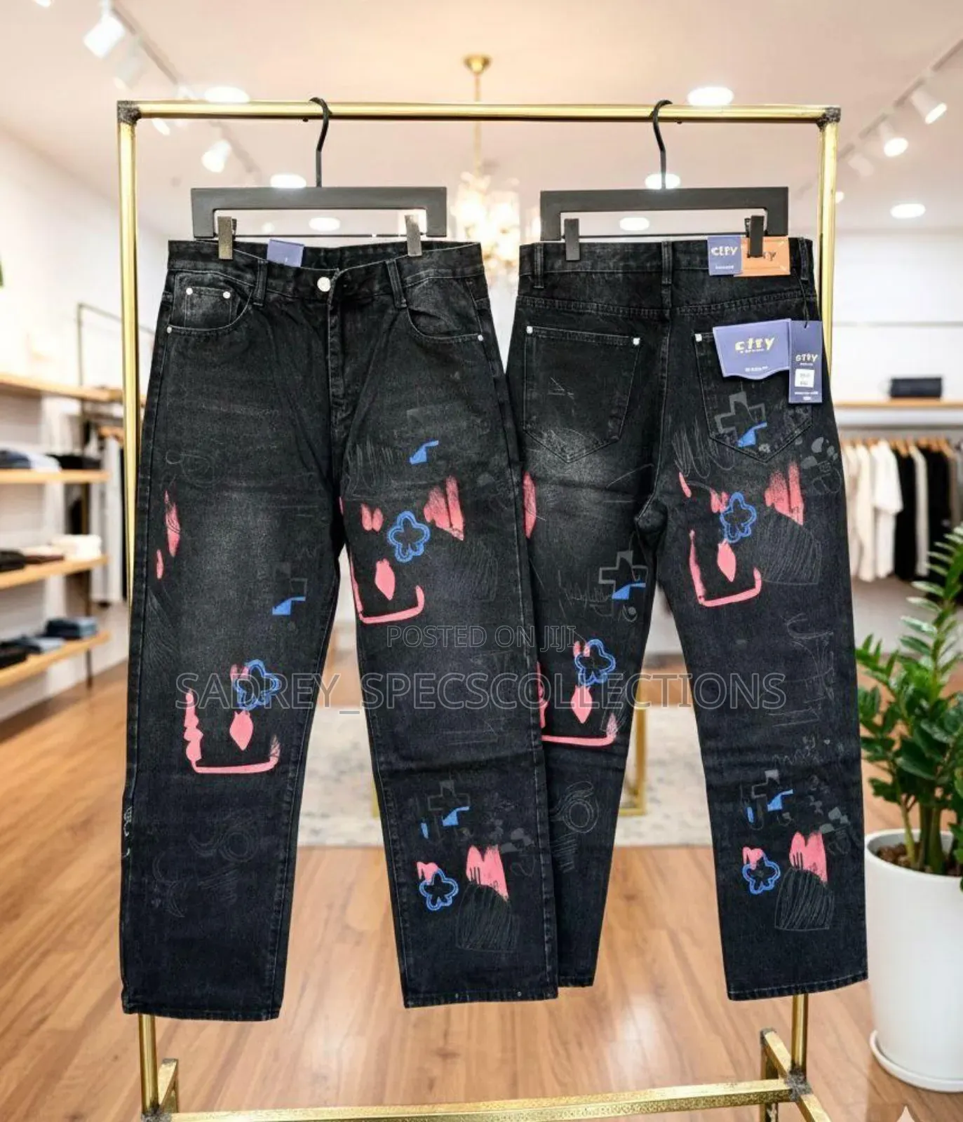 Luxury Denims Baggy Jeans for Men Authentic Denim