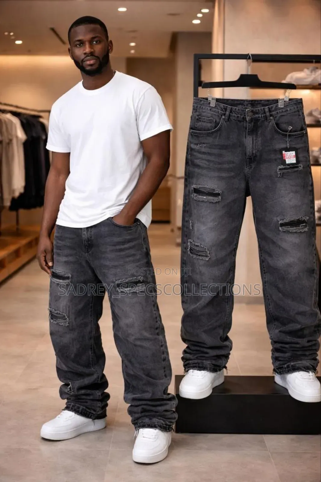 Luxury Denims Baggy Jeans for Men Authentic Denim