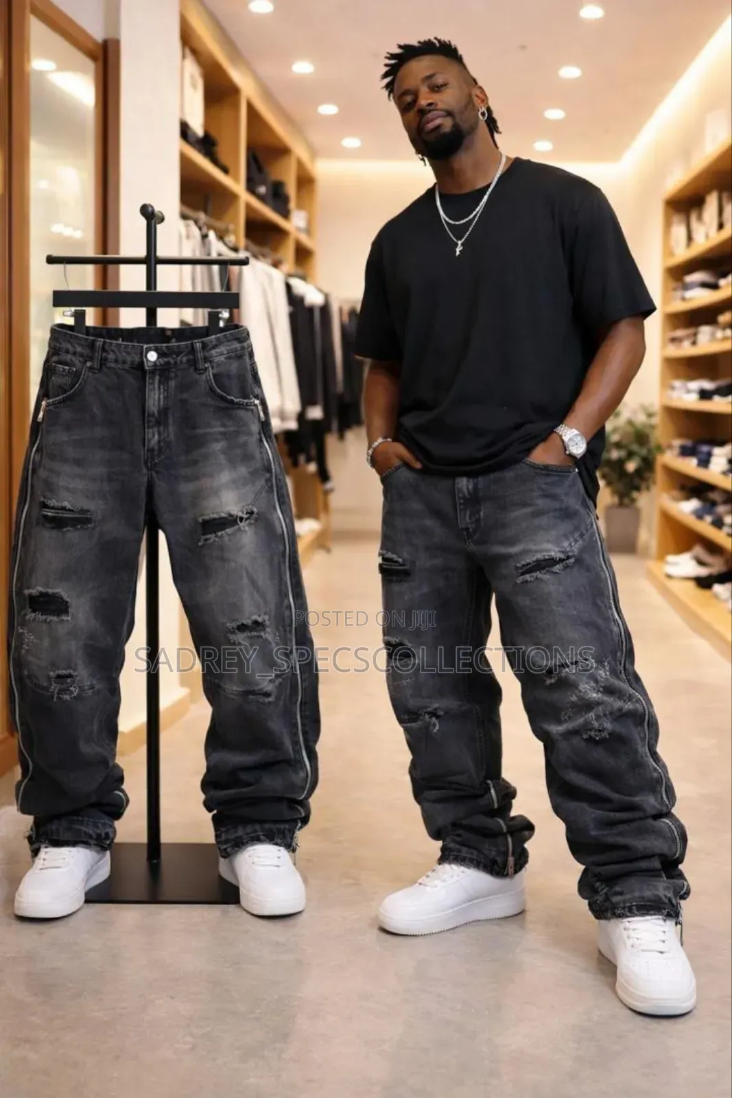 Luxury Denims Baggy Jeans for Men Authentic Denim