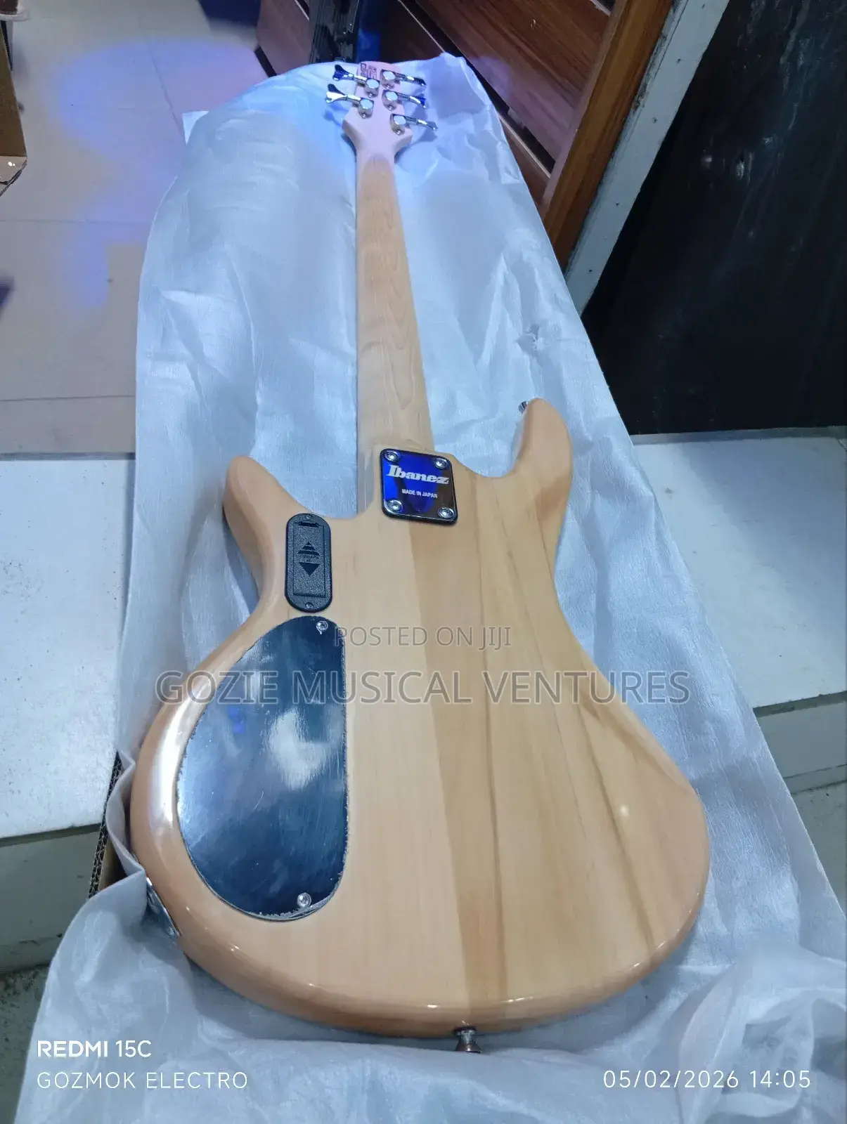Original Ibanze Five String Active Bass Guitar