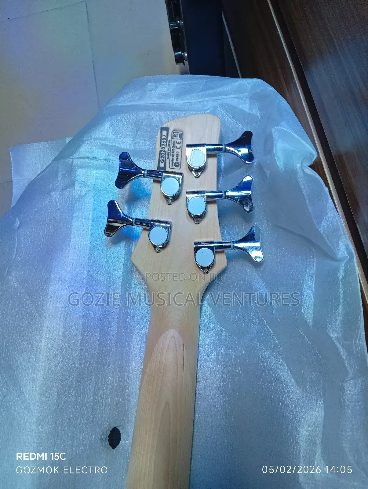 Original Ibanze Five String Active Bass Guitar