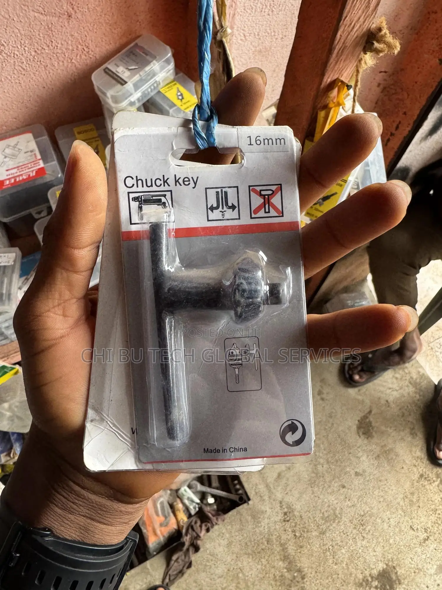 16mm Chuck Key