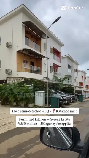4bdrm Duplex in Katampe (Main) for sale