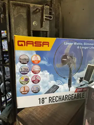 18 Inches Qasa Solar Fan. Best Qasa Importer and Distributor in Lagos