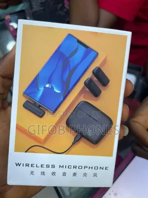 iPhone and Type C Wireless Microphone for Content Creation