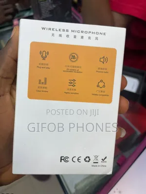 iPhone and Type C Wireless Microphone for Content Creation