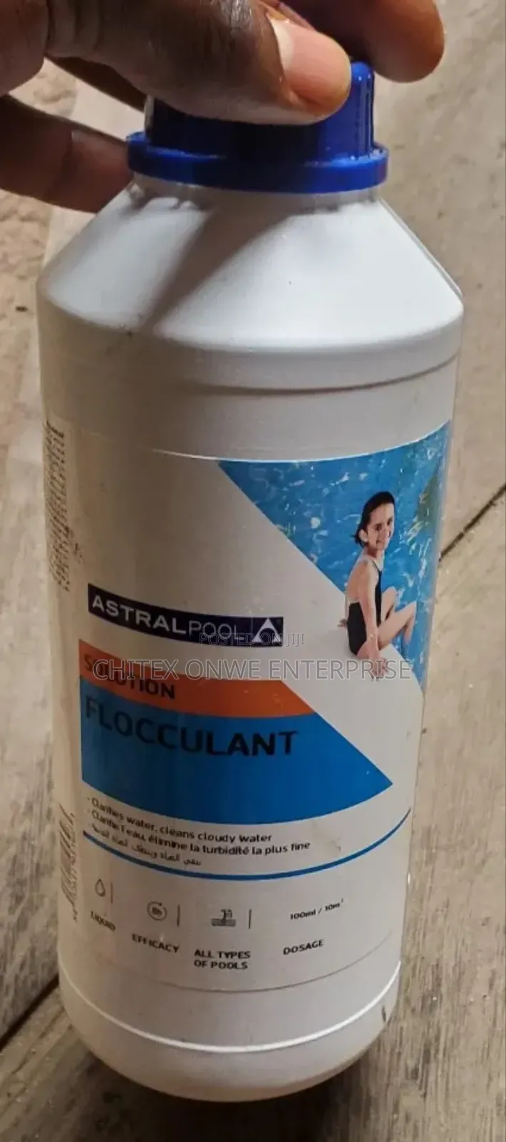 Astralpool Liquid Flocculant Solution.