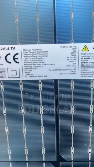 Solar Panels 530w Jinko