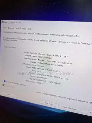 Laptop Dell Alienware Area-51 32GB Intel Core Ultra 9 SSD 2T